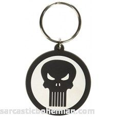 Marvel The Punisher Logo PVC Soft Touch Key Ring Key Accessories B071FS2S86